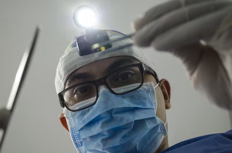Doctor in clinic for Step-Free Ground Floor Access for Private Microsuction - Best Way To Reach Hythe: Private Microsuction...